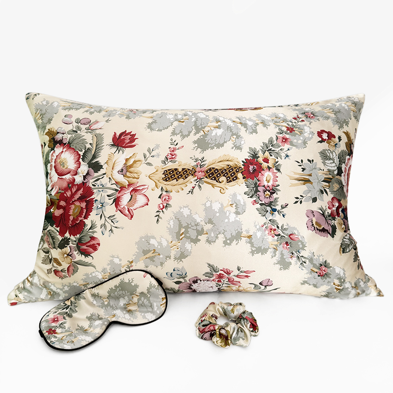 Silk Pillowcase - Zipper Pillowcase 1pc with Matched Sleep