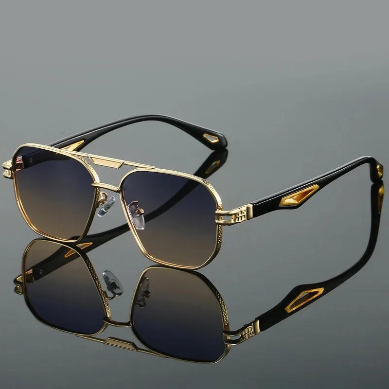 Sunglasses Uv400 - Vintage Square Sunglasses Men New Classic