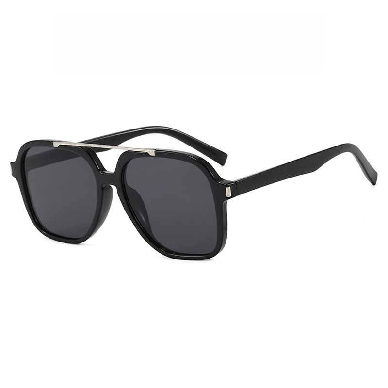 New Double Bridge Pilot Sungla - Designer Sunglasses 评论和价格