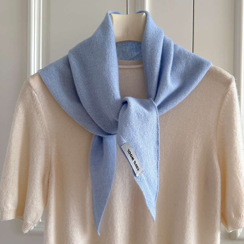 Knitted Scarf Women 100% Wool  - Cashmere Scarf 评论和价格