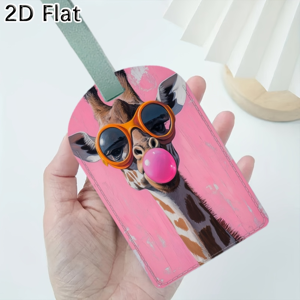 Cute Giraffe Luggage Tag Trave - Travel Luggage Set 评论和价格