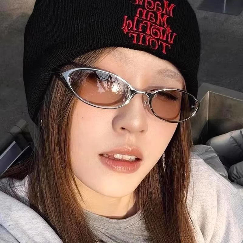 Retro Oval Design Sunglasses W - Designer Sunglasses 评论和价格