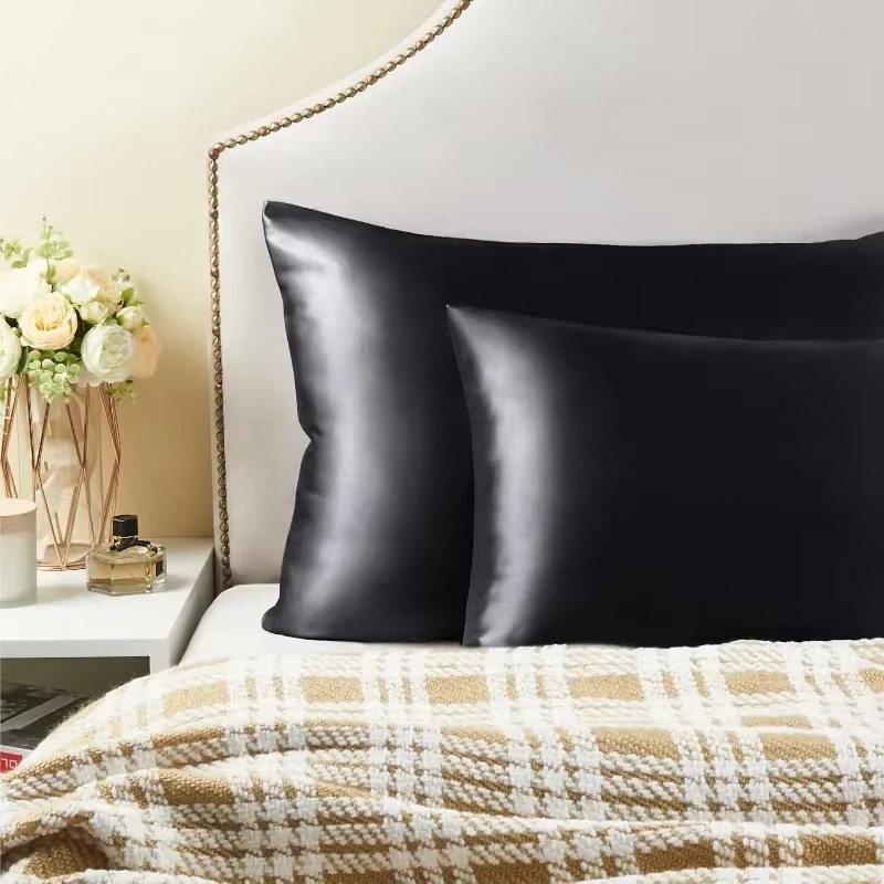 With Gift for Women Men 1/2pcs - Silk Pillowcase 评论和价格
