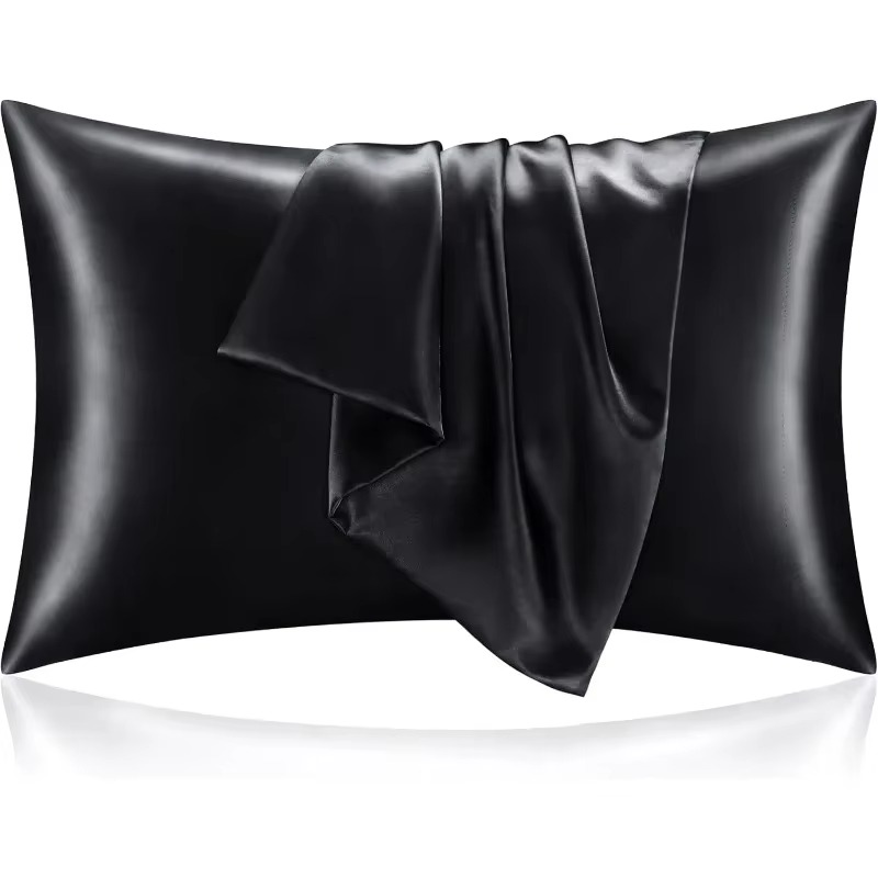 With Gift for Women Men 1/2pcs - Silk Pillowcase 评论和价格