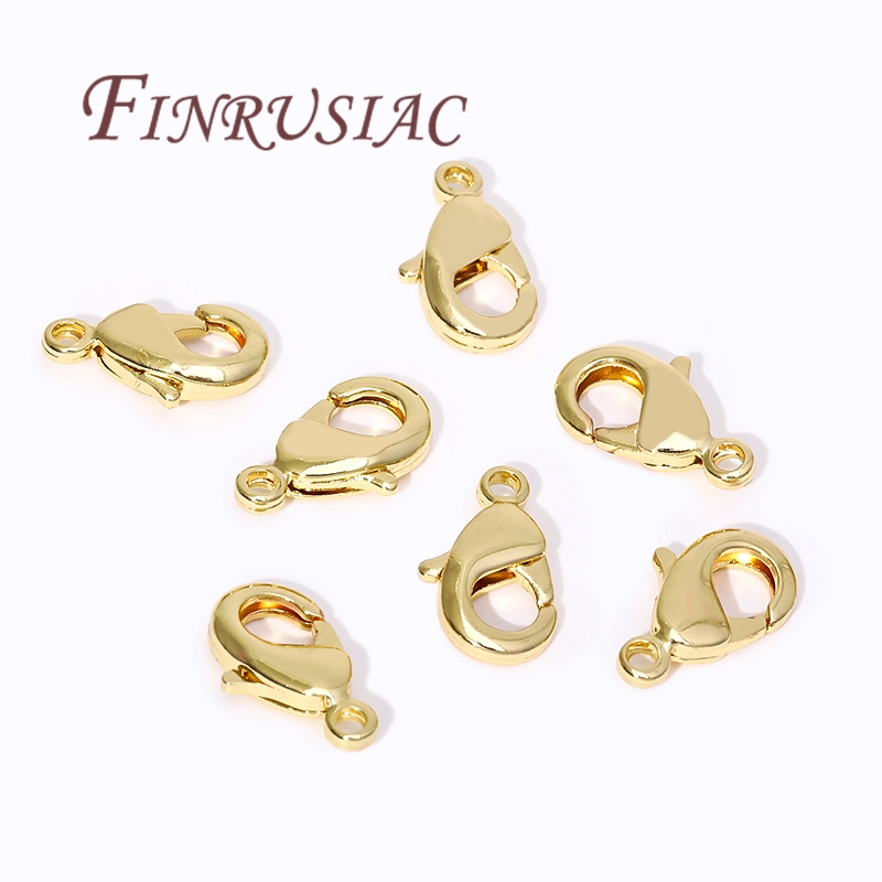 18K Gold Plated Lobster Clasps - Gold Plated Jewelry 评论和价格