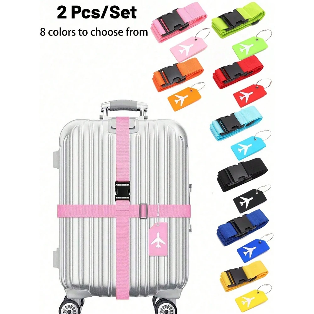 Luggage Strap Set with Luggage - Travel Luggage Set 评论和价格