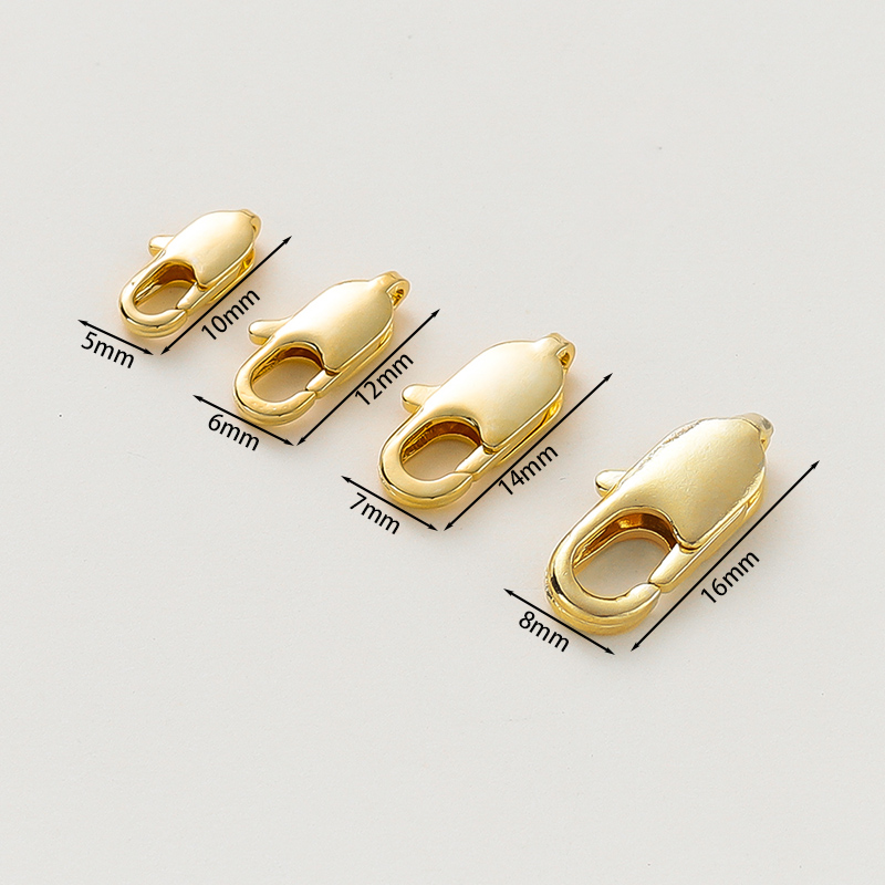 10Pcs 14K/18K Gold Plated Bras - Gold Plated Jewelry 评论和价格