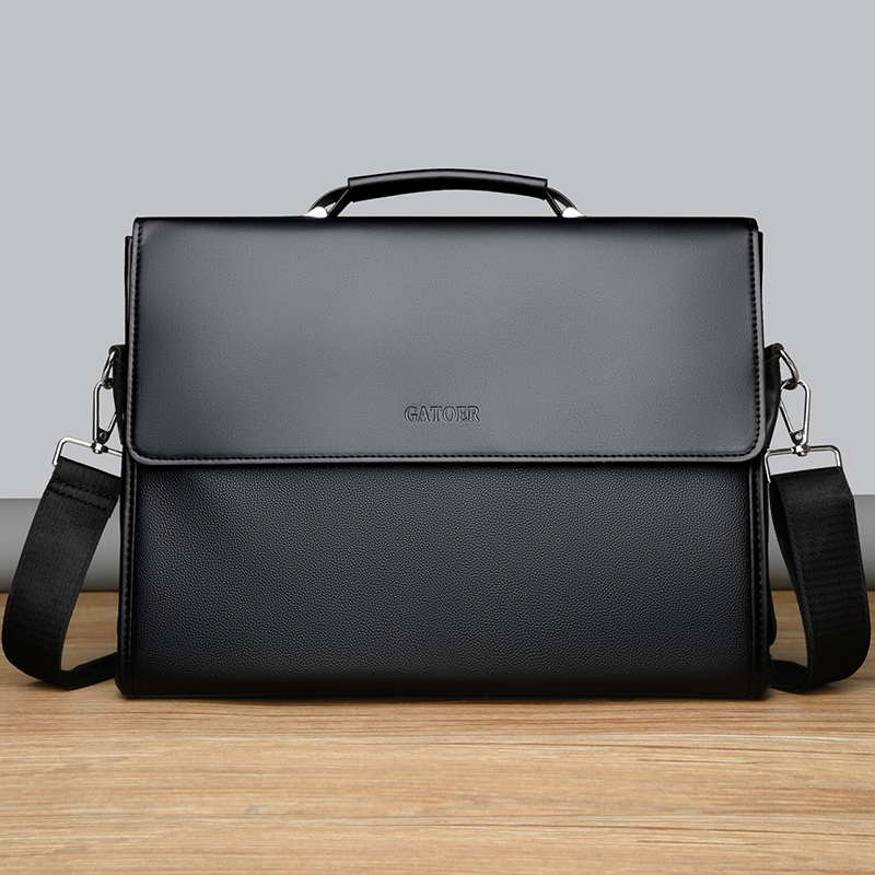 Men's Business Casual Handbag  - Leather Briefcase 评论和价格