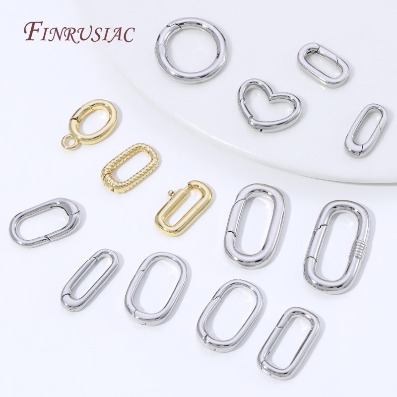 18K Gold Plated Oval Spring Ri - Gold Plated Jewelry 评论和价格