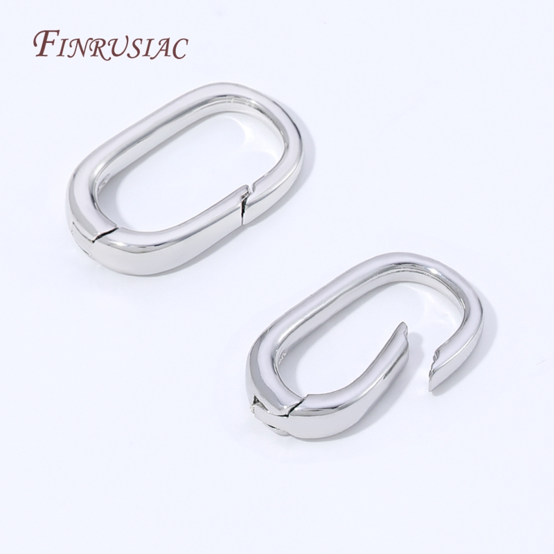 18K Gold Plated Oval Spring Ri - Gold Plated Jewelry 评论和价格