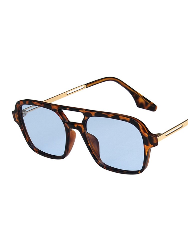 Retro Double Bridges Sunglasse - Sunglasses Uv400 评论和价格
