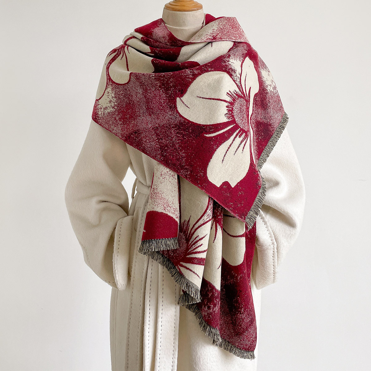 Women Imitation Cashmere Scarf - Cashmere Scarf 评论和价格