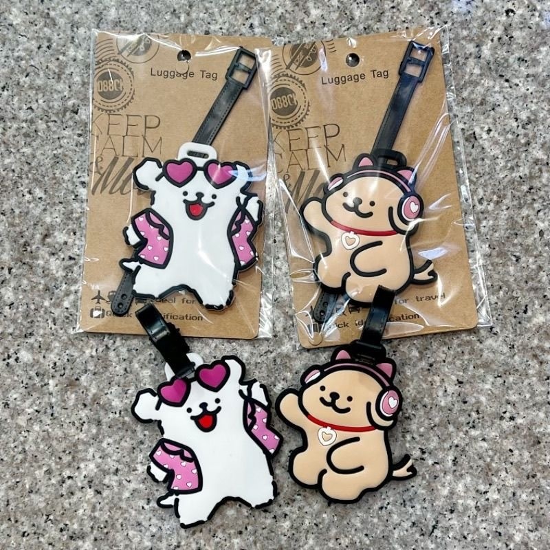  Cute Cartoon Dog Silicone Lu - Travel Luggage Set 评论和价格