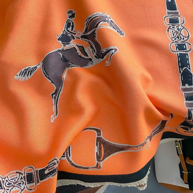 Retro Rider Horse Imitation Ca - Cashmere Scarf 评论和价格