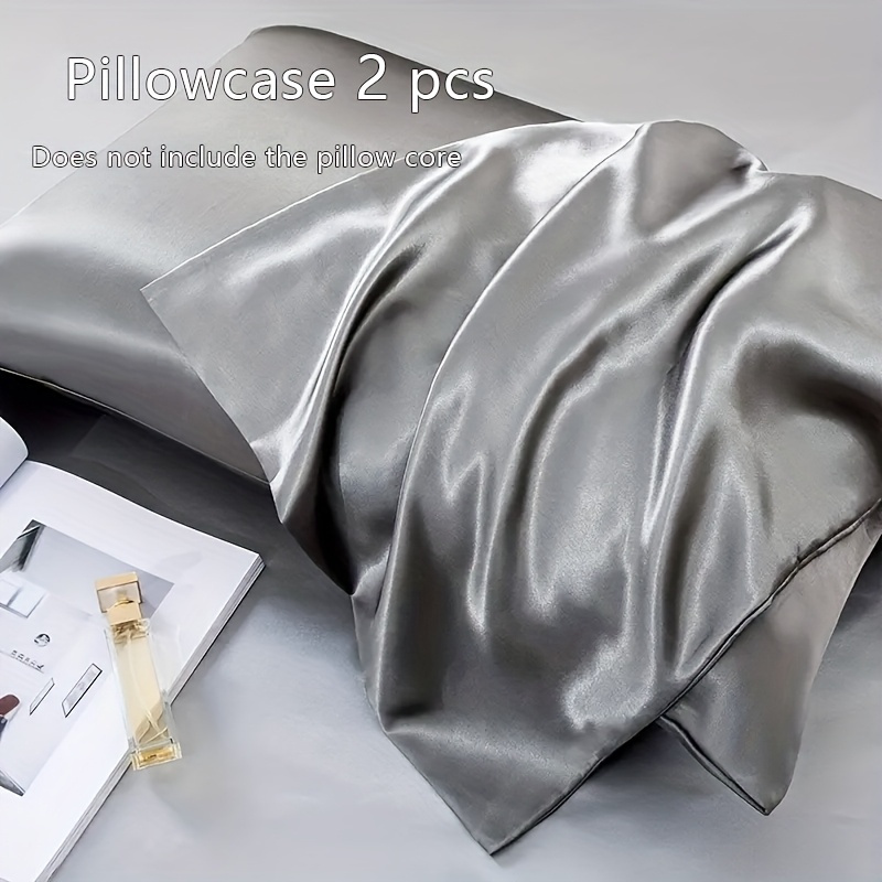 2-Piece Satin Pillowcase Set S - Silk Pillowcase 评论和价格