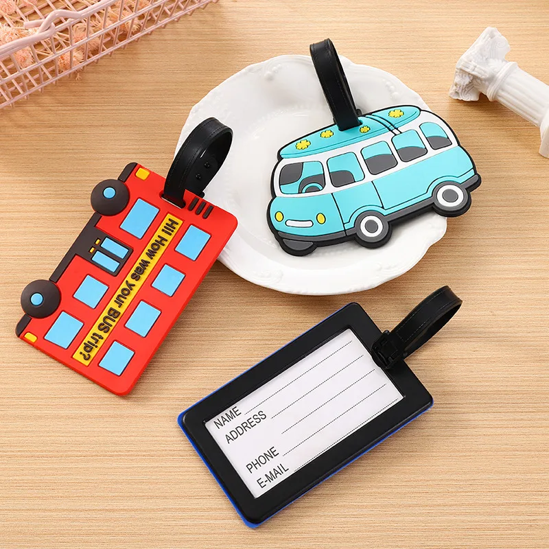 Cute Cartoon Cars PVC Silicone - Travel Luggage Set 评论和价格