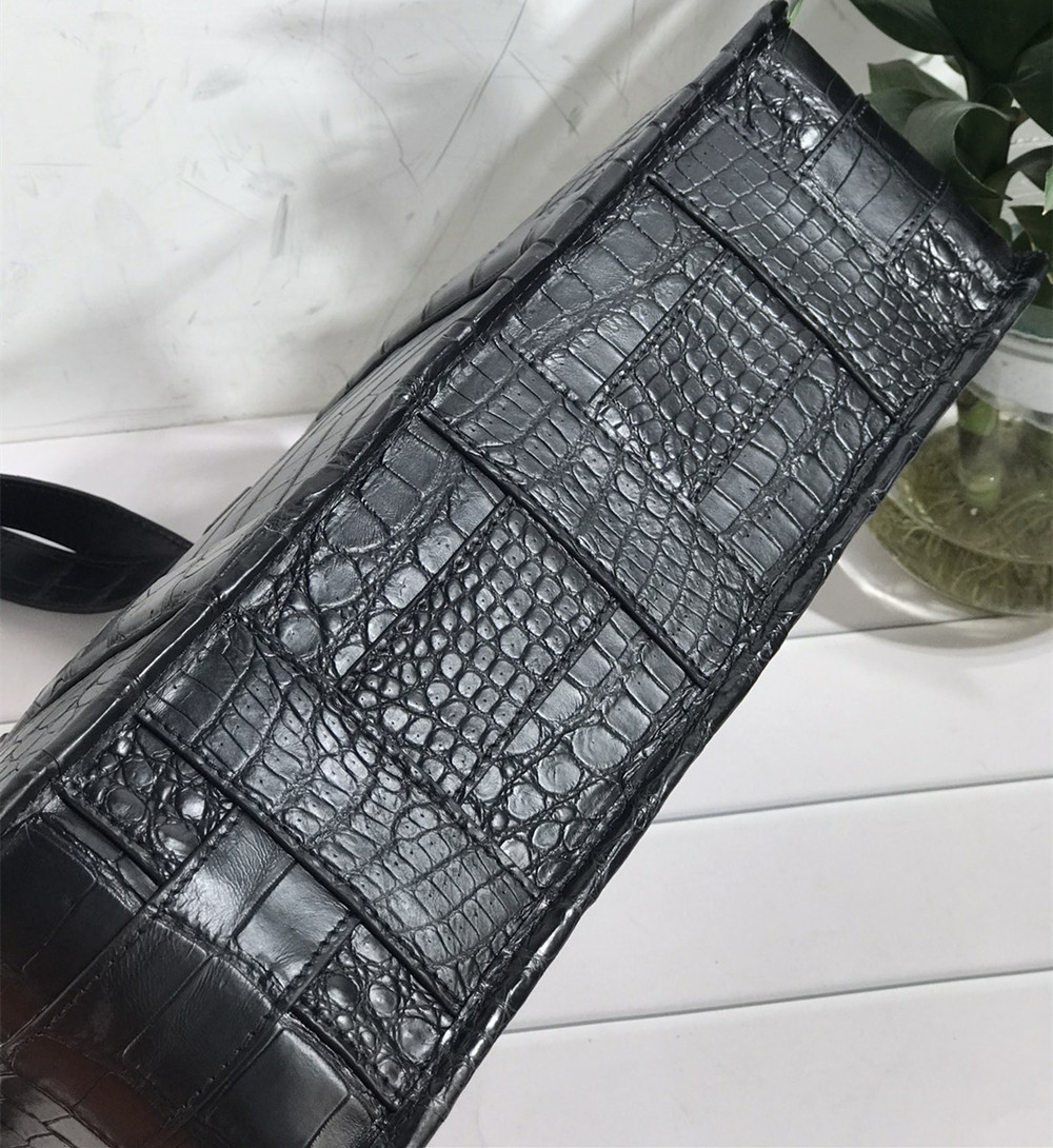 New Crocodile Leather Laptop B - Leather Briefcase 评论和价格