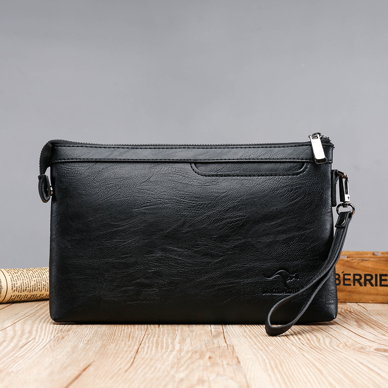 Brand Design Men Envelope Clut - Leather Wallet Men 评论和价格