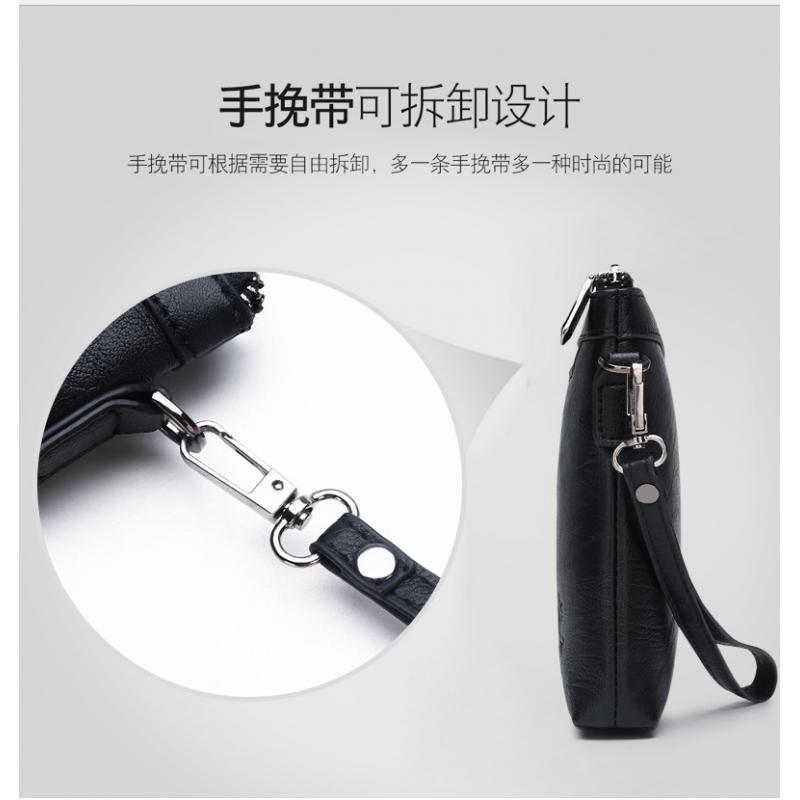 Brand Design Men Envelope Clut - Leather Wallet Men 评论和价格