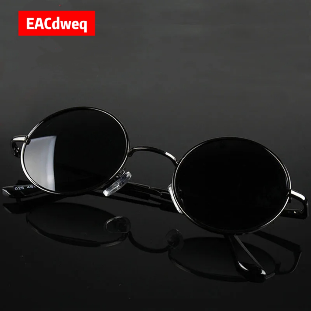 Retro Vintage Round Sunglasses - Sunglasses Uv400 评论和价格
